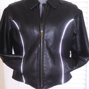 women's leather jacket, Riding jacket,